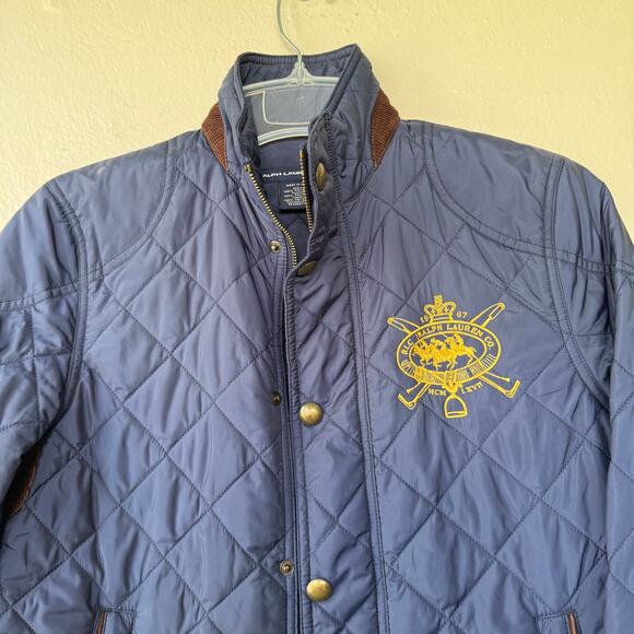 Ralph Lauren Sport Navy Blue Crested lite jacket size S Women’s - Picture 3 of 12
